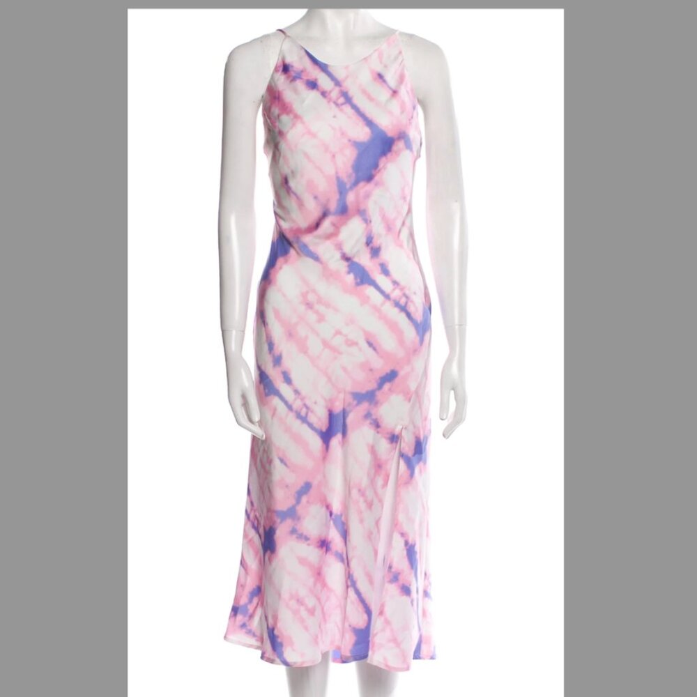 ASTR Tie-Dye Print Midi Length Dress. Size M